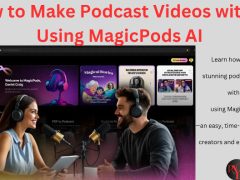 make podcast videos with AI